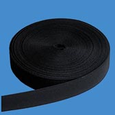 Gumiszalag 2,5 cm-es - Black (Fekete)